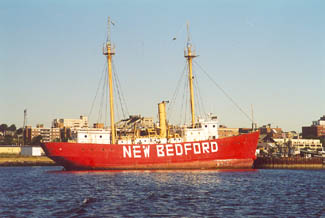 LV 114 capsized in New Bedford Photograph courtesy William Collette