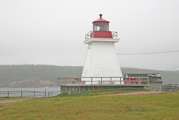 Neils Harbour Lighthouse Nova Scotia Canada At